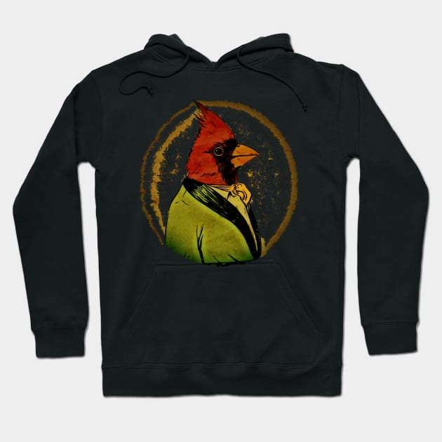 Cardinal In Smoking Jacket Hoodie by zerostreet